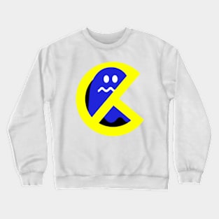 PacBuster Version 2 - Pacman Ghostbusters style logo! Crewneck Sweatshirt